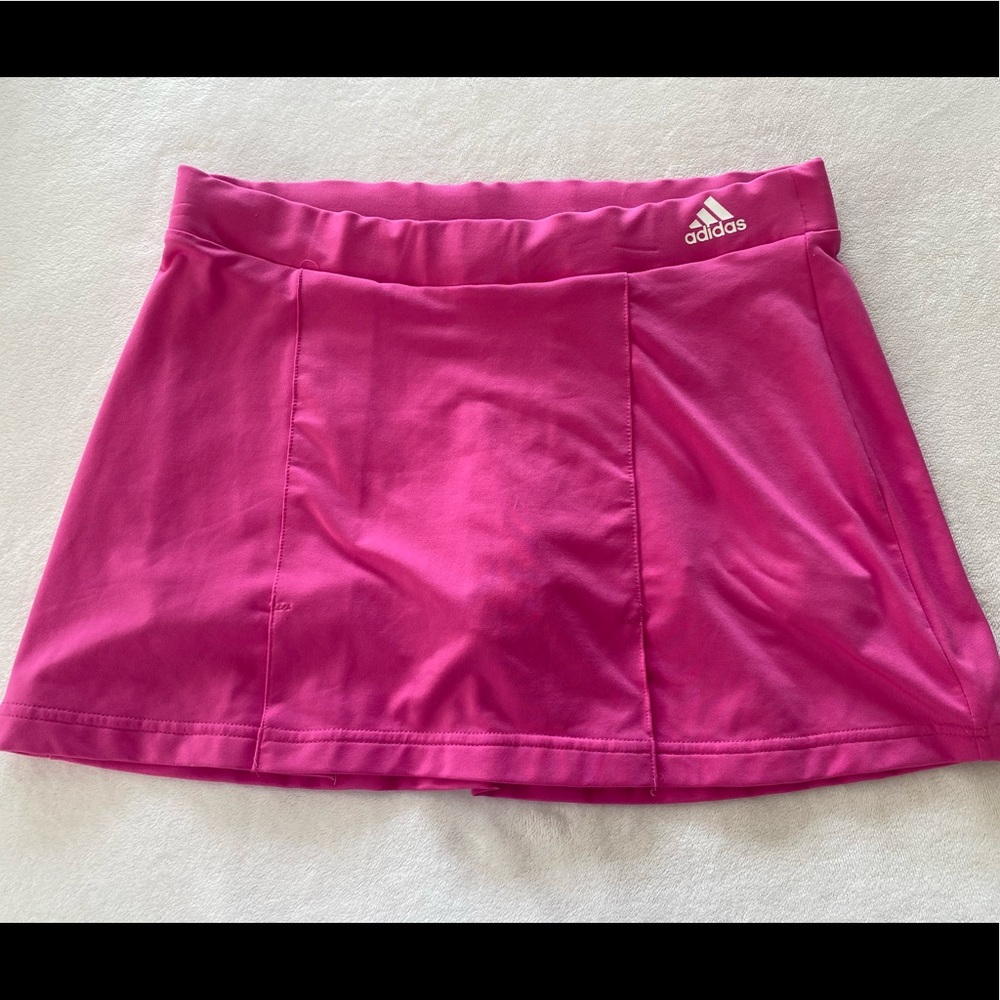 Adidas climalite tennis skirt hot pink